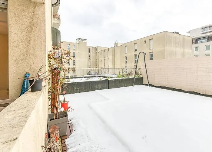 50M Gem - 400M Gare: Garage Prive, Terrasse, Wifi