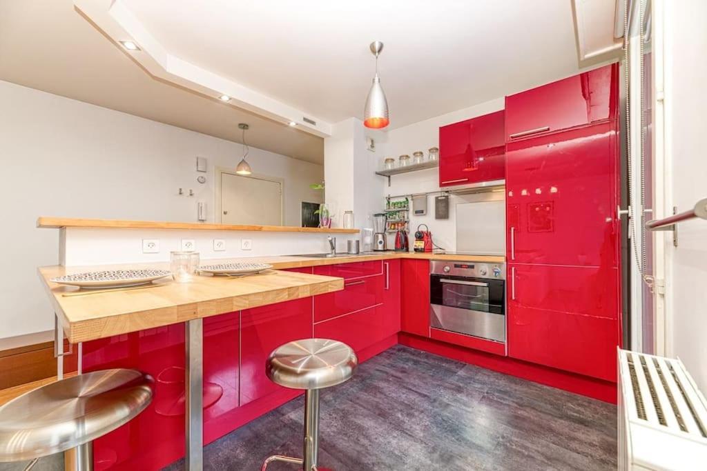 50m Gem - 400m Gare: Garage Prive, Terrasse, Wifi Apartment